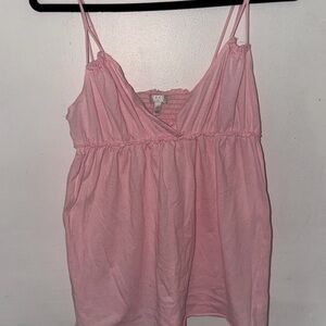 Tart Intimates Pink Flowy Babydoll Cami Tank Top Size L